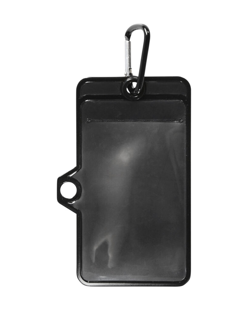 Poche porte-badge ou porte-mobile Noir