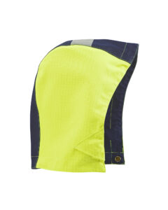 Capuche Multinormes Jaune fluo/Marine