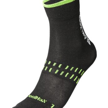 Chaussettes DRY - Pack X2 Noir/Vert Fluo