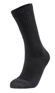 Chaussettes hautes en coton Pack x5 Noir