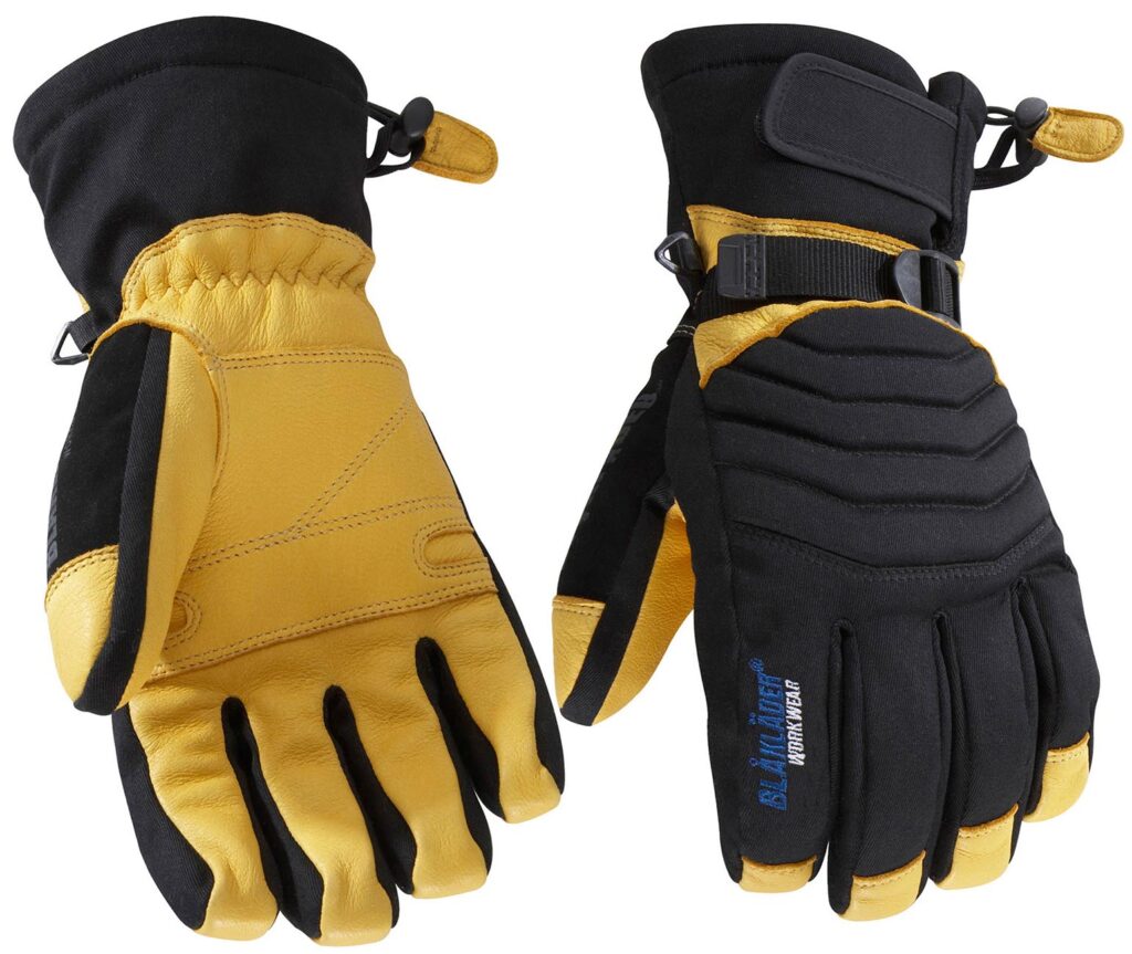 Gant de travail hiver thinsulate® Noir/Jaune fluo