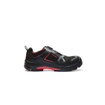 Chaussures de sécurité basses GECKO Noir/Rouge