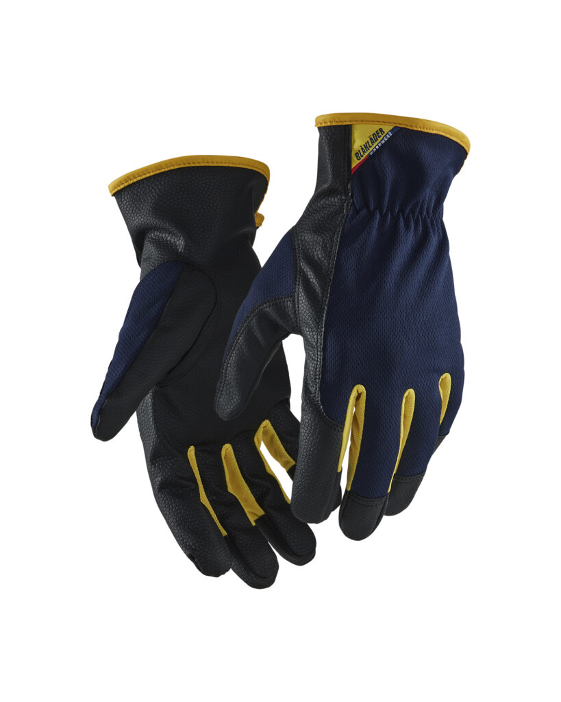 Work glove Dark navy/Yellow