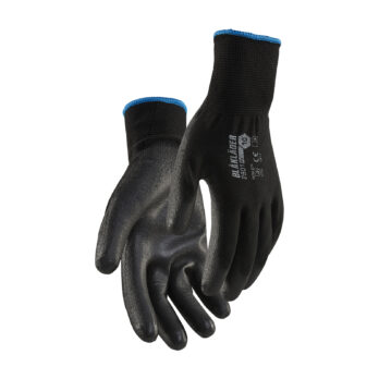 Pack de 12 gants de travail en PU trempé - prix unitaire Noir