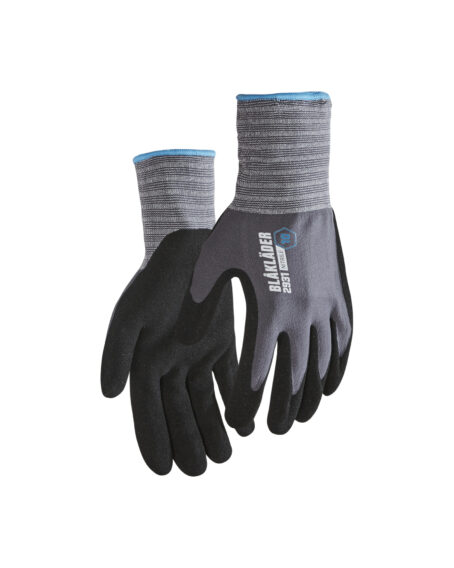 Gants de travail en nitrile trempé Gris clair