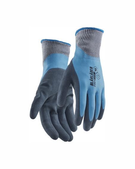 Gants de travail latex trempé Bleu