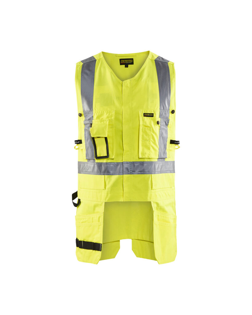 Gilet Porte-Outils haute visibilité Jaune fluo