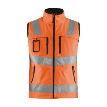 Gilet Softshell haute visibilité Orange fluo