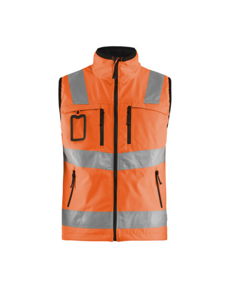 Gilet Softshell haute visibilité Orange fluo