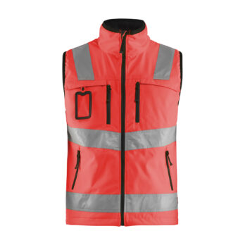 Gilet Softshell haute visibilité Rouge fluo