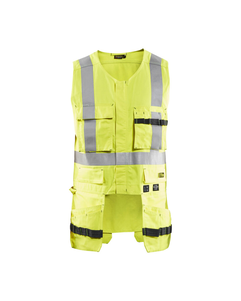 Gilet sans manches multinormes inhérent Jaune fluo