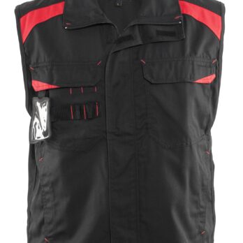 Gilet sans manches Industrie Noir/Rouge