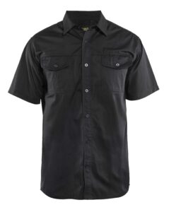 Chemise Twill Noir