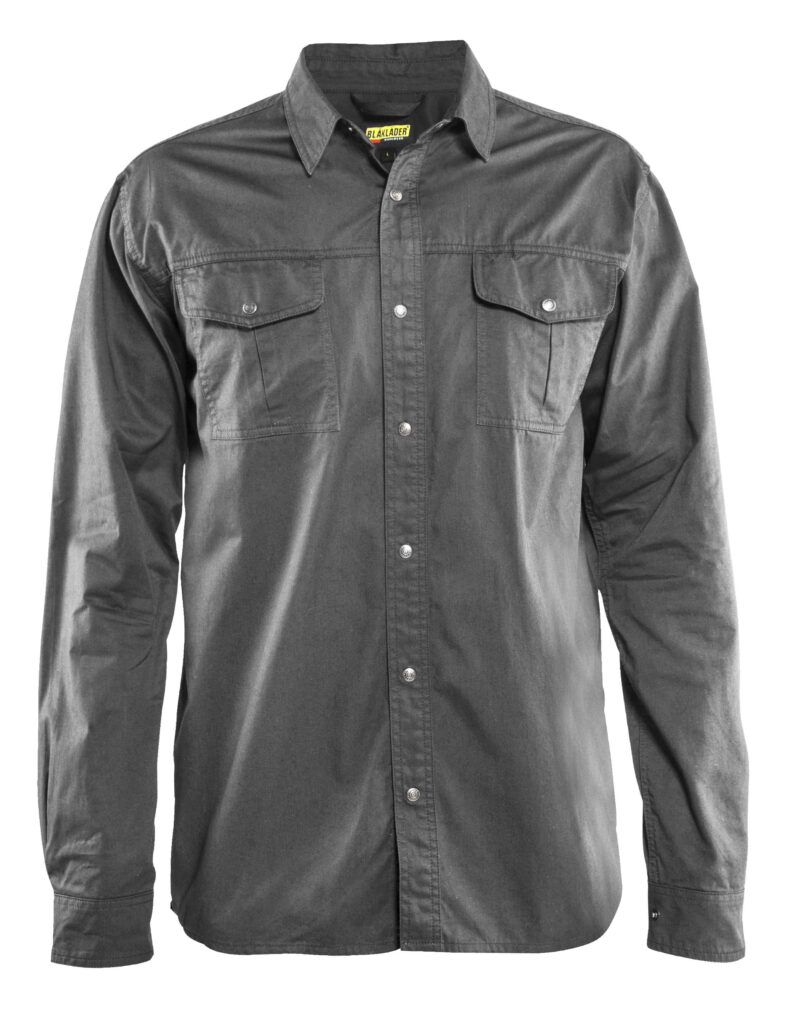 Chemise Twill Gris clair