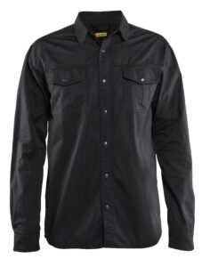 Chemise Twill Noir