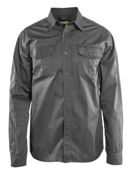 Chemise twill Gris clair