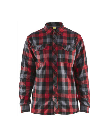 Chemise flannelle Rouge/Noir