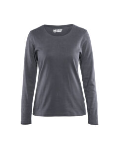 T-shirt manches longues femme Gris clair