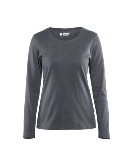 T-shirt manches longues femme Gris clair