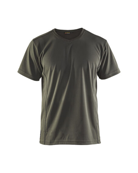 T-shirt anti-UV anti-odeur Vert armée