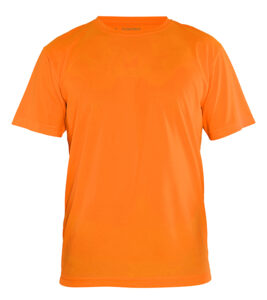 T-shirt haute-visibilité anti-UV Orange fluo