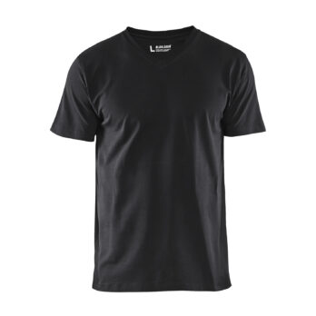 T-Shirt col V Noir