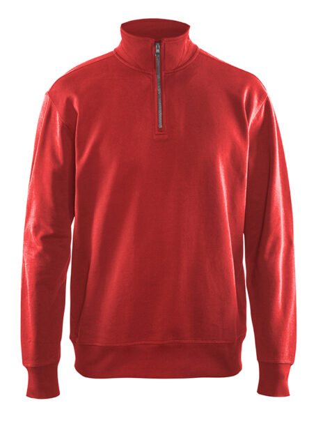 Sweat col camionneur Rouge