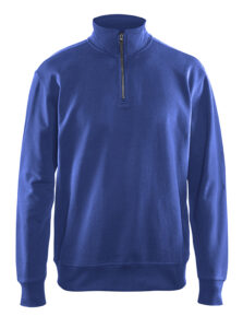 Sweat col camionneur Bleu roi