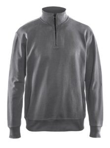 Sweat col camionneur Gris clair