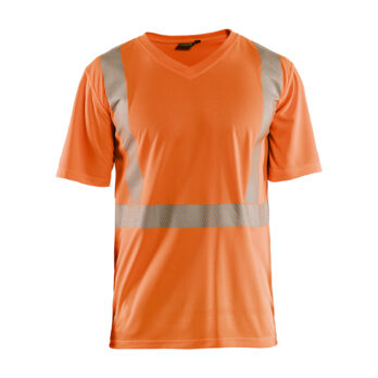 T-shirt anti-UV Haute-Visibilité Orange fluo