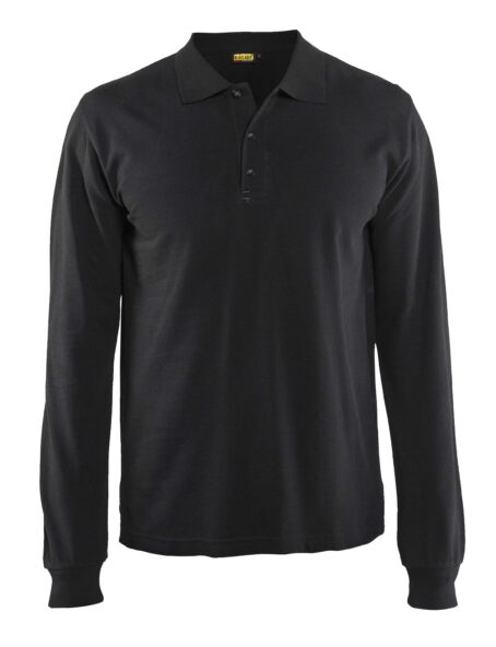 Polo manches longues Noir