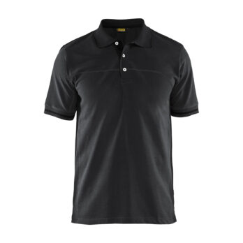 Polo bicolore Noir/Gris foncé