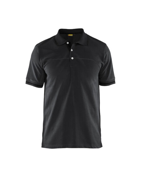 Polo bicolore Noir/Gris foncé