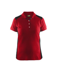 Polo Femme Rouge/Noir