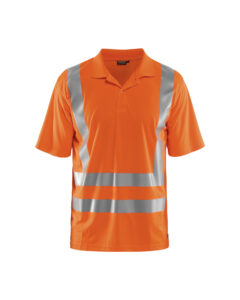 Polo haute-visibilité Orange fluo