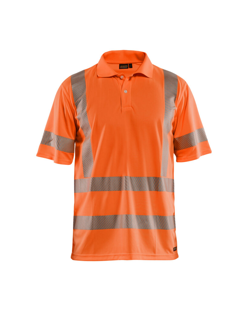 Polo Haute-visibilité Orange fluo