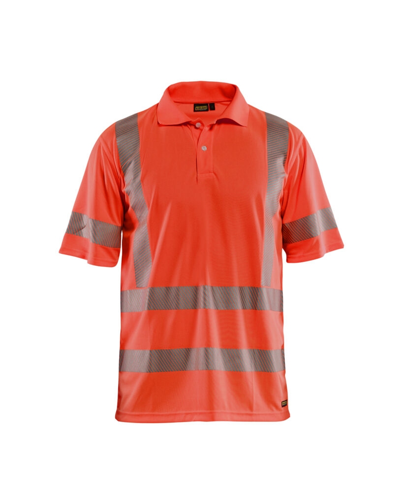 Polo Haute-visibilité Rouge fluo