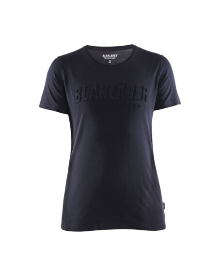 T-shirt imprimé 3D femme Marine foncé