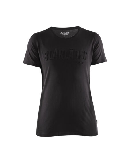 T-shirt imprimé 3D femme Noir