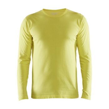 T-shirt manches longues Jaune fluo