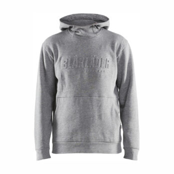 Sweat à capuche imprimé 3D Gris chiné