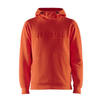 Sweat à capuche imprimé 3D Orange Red