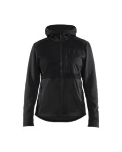 Hoodie full zip Women Noir