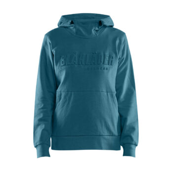 Sweat à capuche imprimé 3D femme Teal