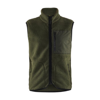 Pile vest Autumn green