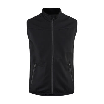 Gilet softshell sans manches +stretch Noir/Gris foncé