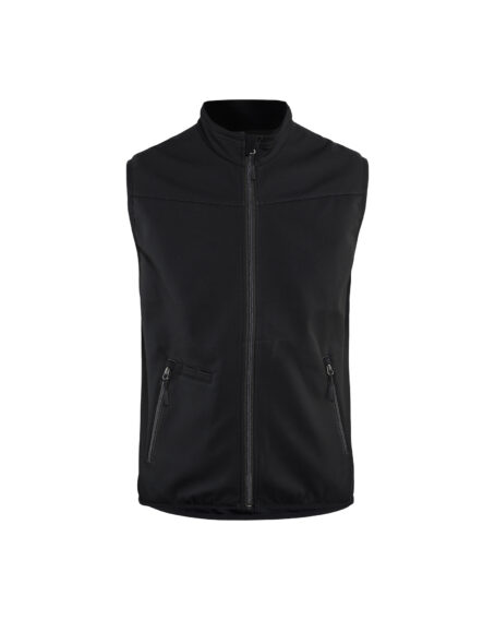 Gilet softshell sans manches +stretch Noir/Gris foncé