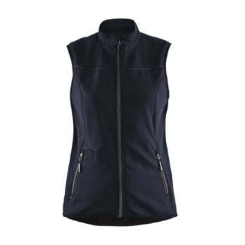 Gilet sans manches softshell femme Marine foncé/Noir