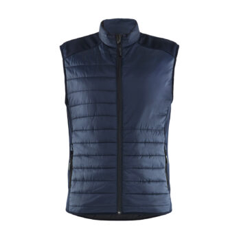Vest with quilt front and back Marine