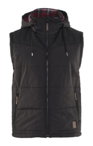 Gilet sans manches doublé Gris foncé